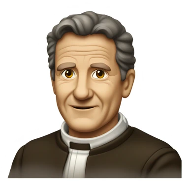 Don Bosco con Bonete sticker