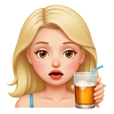 White girl drunk sticker