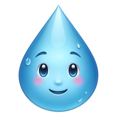 glass spilling water sticker