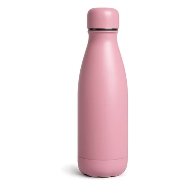 pink water bottle, sleek sticker