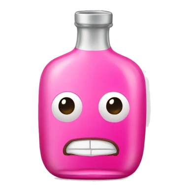 Pink tequila sticker