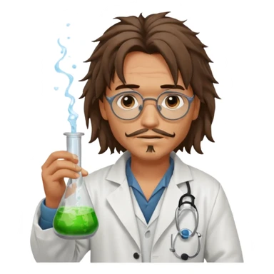 jack sparrow scientist sticker