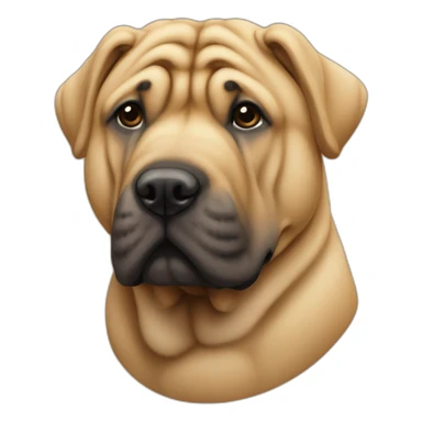 adult sharpei rhude sticker