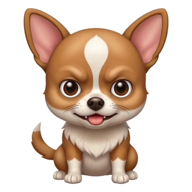 chihuahua enojado sticker