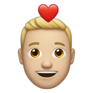 Moitié de coeur d’une main sticker