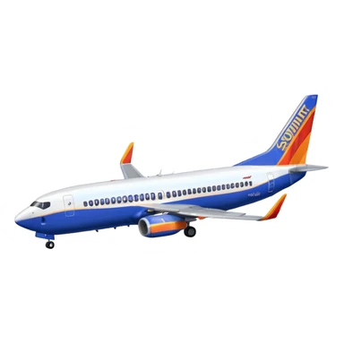 Southwest Airlines Boeing 737-800 sticker