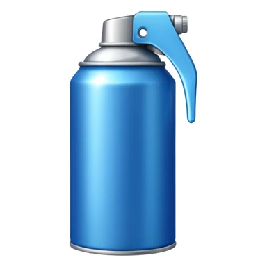 blue Spray Paint Can sticker
