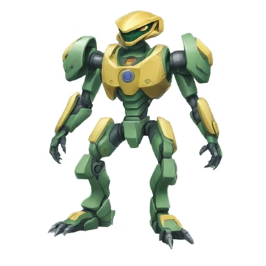 Reptile-Medabot-Mecha full body sticker