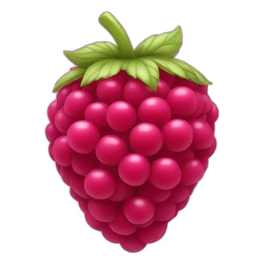 raspberry fruit sticker