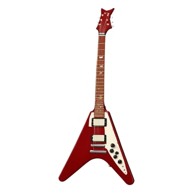 Gibson Flying V, electric guitar sticker