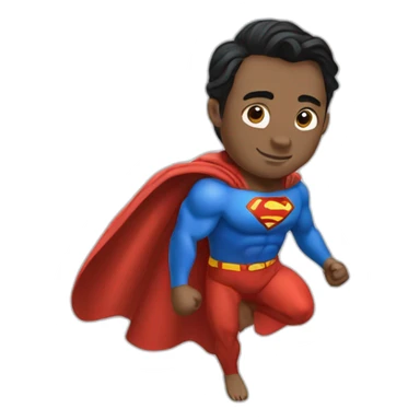 Yogi ji Superman  sticker