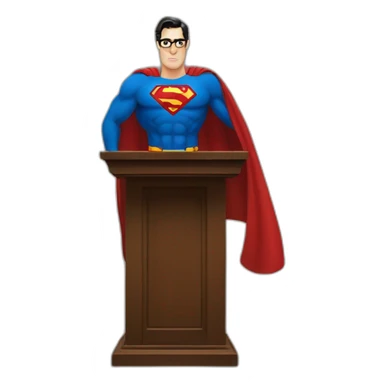 superman-and-political-pulpit  sticker