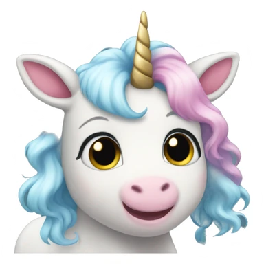 Unicorn baby sticker