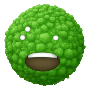 Green meatball sticker