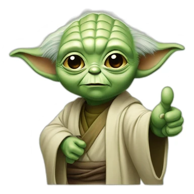 yoda-thumb-up sticker