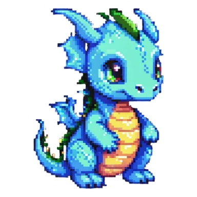 cute baby dragon sticker