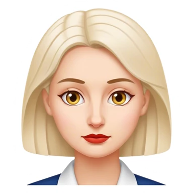 patriot polish european woman simple patriot politician modern sticker