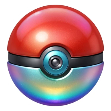 glitter pokebola sticker