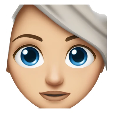 star wars rey blue eyes sticker