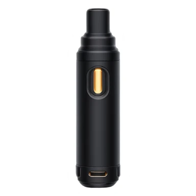 black simple hqd vape sticker