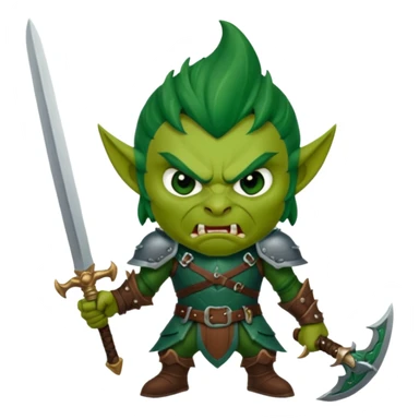 create a dnd style hobgoblin.png using 48x48 pixels size sticker