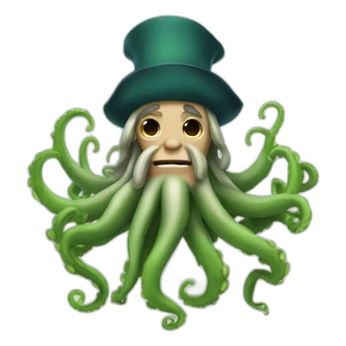 Davy Jones with tentacles sticker