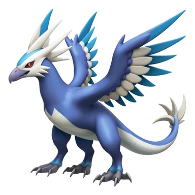 Silvally-Latios-Palkia-Dialga-Lugia-Nargacuga-Noivern-fusion-Fakémon-Pokémon-creature (full body) sticker