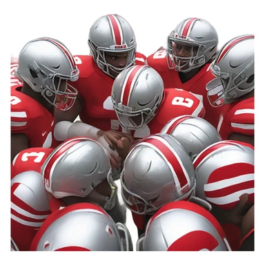 Ohio state football  sticker
