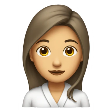 Mujer en toalla  sticker