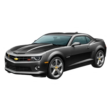Faz um Camaro preto de lado sticker