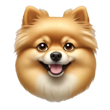 pomeranian dog  sticker