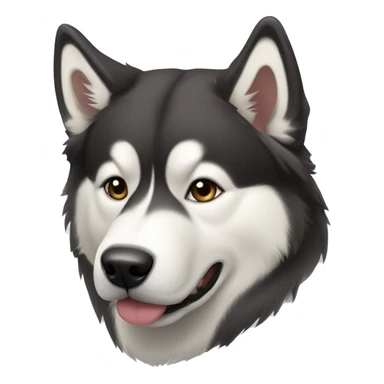 Alaskan malamute  sticker