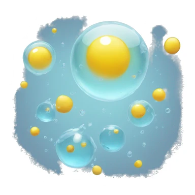 water bubbles sticker