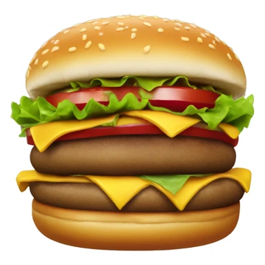 Hamburguer realistic  sticker