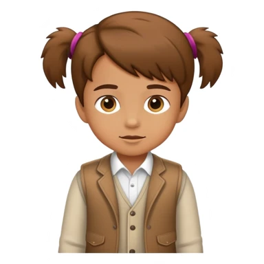 A little kid with drip sticker