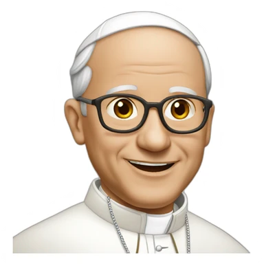 papa francesco sticker