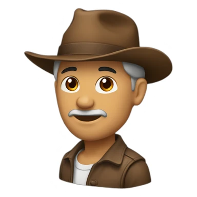 crepeer with a brown hat sticker
