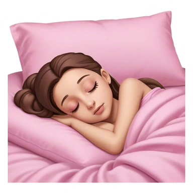 Ariana Grande sleeping pink  sticker