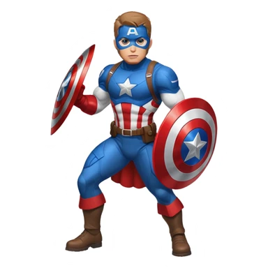 Captain America superhero sticker