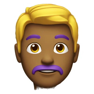 BOLD YELLOW AND PURPLE OG sticker