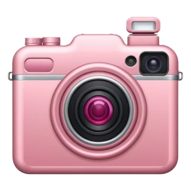 Appareil photo rose  sticker