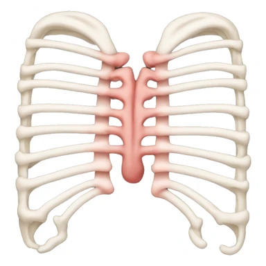 heart shaped rib cage emoji sticker
