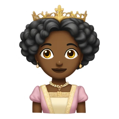 Luisiana vestita da principessa  sticker