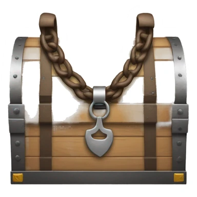 chest with horseshoe sticker