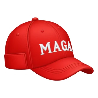 a maga cap sticker