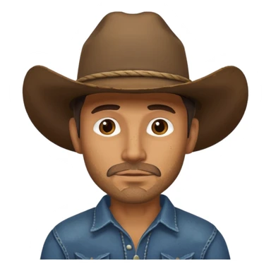 no hat cowboy  sticker