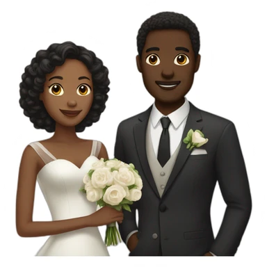 Interracial marriage sticker