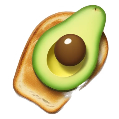 Avocado on toast sticker