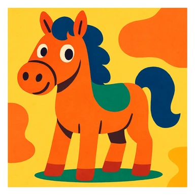 Horse sticker