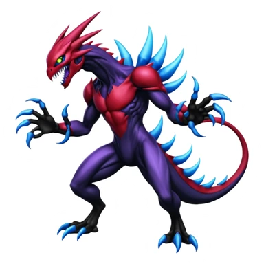Venom-Zekrom-Darkrai-Scizor-fusion, full body sticker